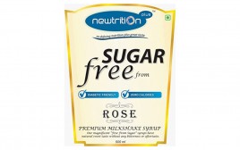 Newtrition Plus Rose Premium Milkshake Syrup  Pack  500 millilitre